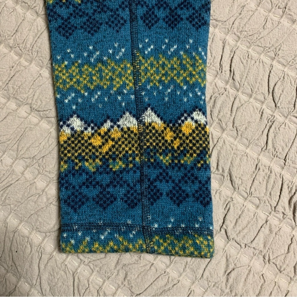The North Face Men's 1/2 Zip Fair Isle Pullover Jacket SZ M Aztec Print - Picture 3 of 14